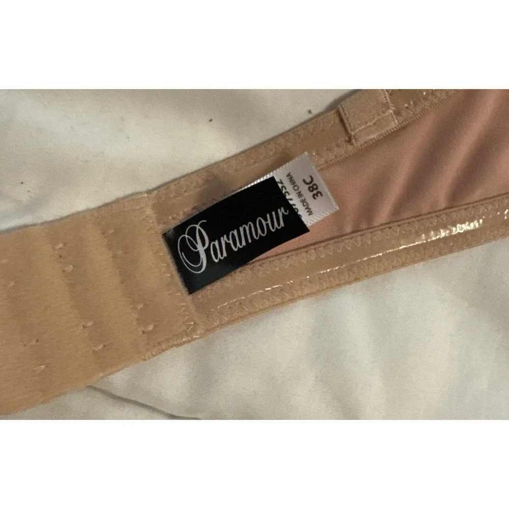 Paramour‎ Strapless Nude Beige Underwire Padded Bra, Size 38C